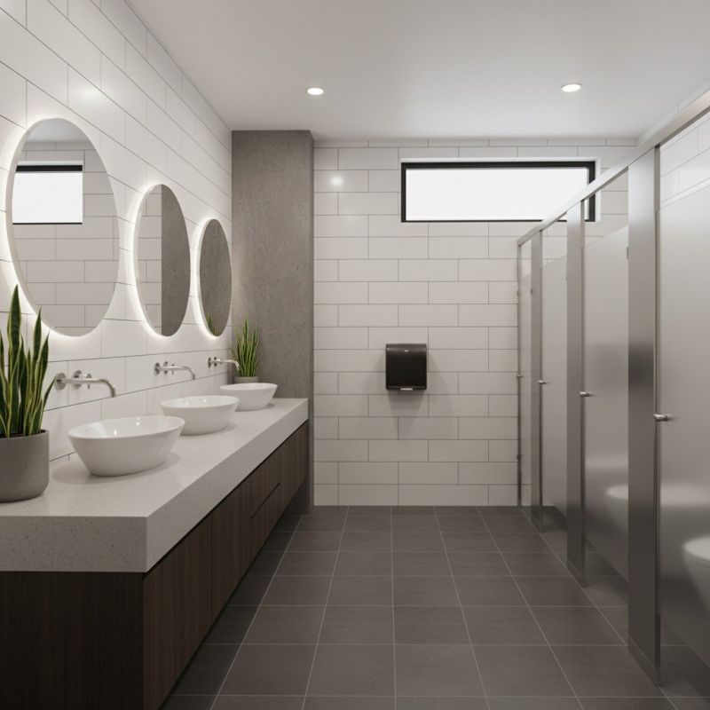 Industrial Bathroom Renovation in North Charleston, SC